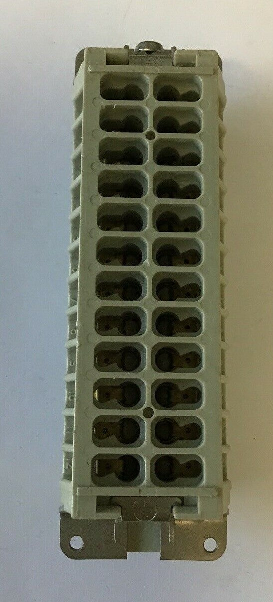 HARTING HAN E24F TERMINAL CONNECTOR FEMALE 24 SOCKET 16AMP 400V***LOTOF2***
