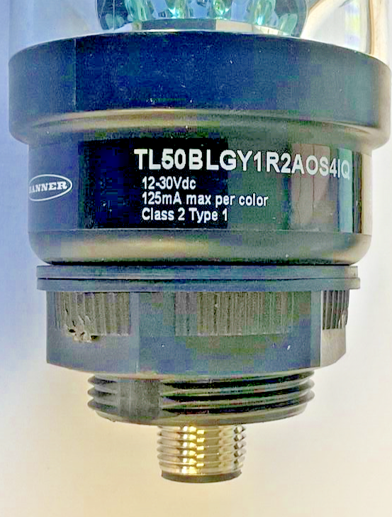 BANNER TL50BLGY1R2AOS41Q BEACON TOWER 12-30VDC CLASS2 TYPE 1