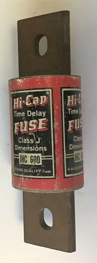 BUSS JHC 600 HI-CAP TIME DELAY FUSE CLASS J 600VAC