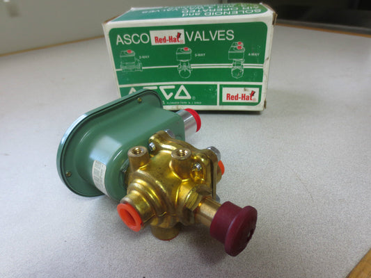 ASCO WPKB8342C3PMS SOLENOID VALVE 120/60, 20W, 3/8 PIPE, 3/16 ORIFICE 125psi NEW