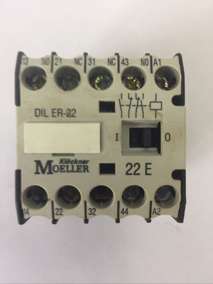KLOCKNER MOELLERT DIL ER-22 CONTACTOR RELAY 120V 60HZ 110V 50HZ