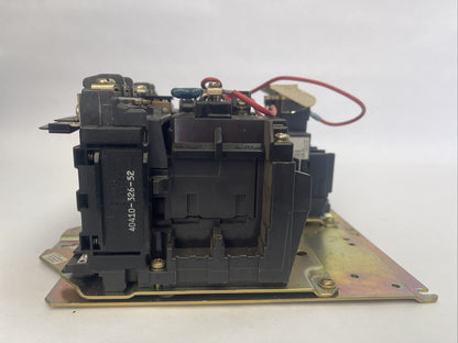 ALLEN BRADLEY 505-BOD-A2D REVERSING STARTER SIZE 1 SER C 600VAC 27A 10HP COIL