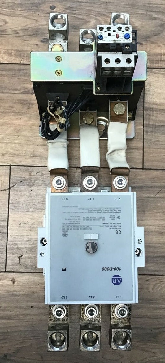 ALLEN BRADLEY 100-D300 STARTER 193-B1N6 40794-150-91-NNM3 130V 50/60HZ