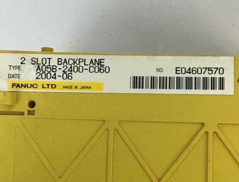 FANUC A05B-2400-C060 2SLOT RACK CHASSIS W/ FAN A02B-0260-C021