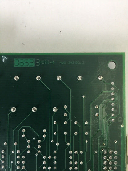 UNICO 323043.005 CIRCUIT BOARD CSI-4 403-343 ECL 3