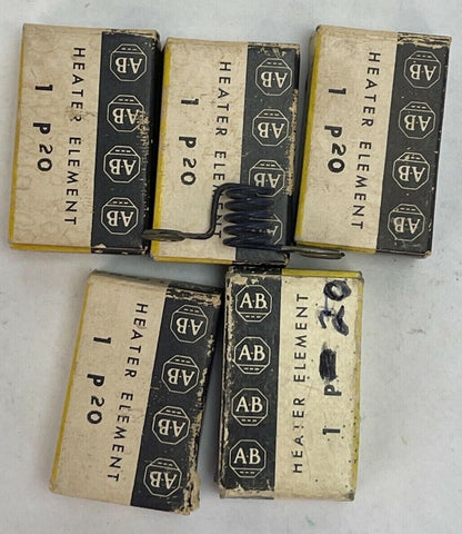 ALLEN BRADLEY P20 HEATER (LOT OF 5)