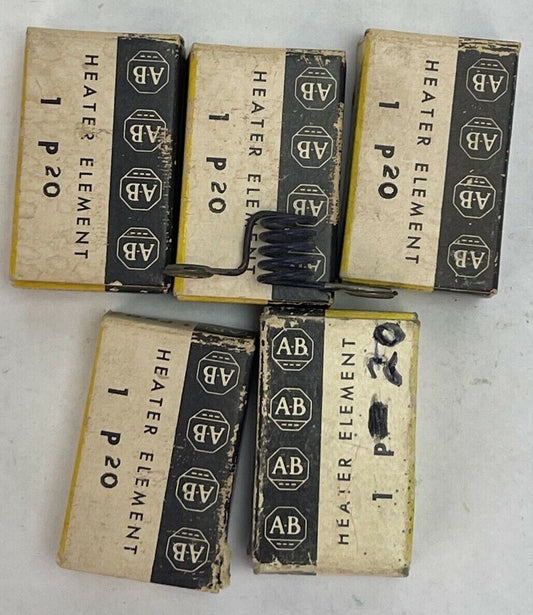 ALLEN BRADLEY P20 HEATER (LOT OF 5)