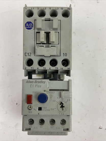 ALLEN BRADLEY STARTER (100-C12*10 SER A COIL 120V + 193-EECB SER C 1.0-5.0A)