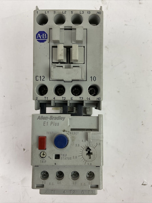 ALLEN BRADLEY STARTER (100-C12*10 SER A COIL 120V + 193-EECB SER C 1.0-5.0A)