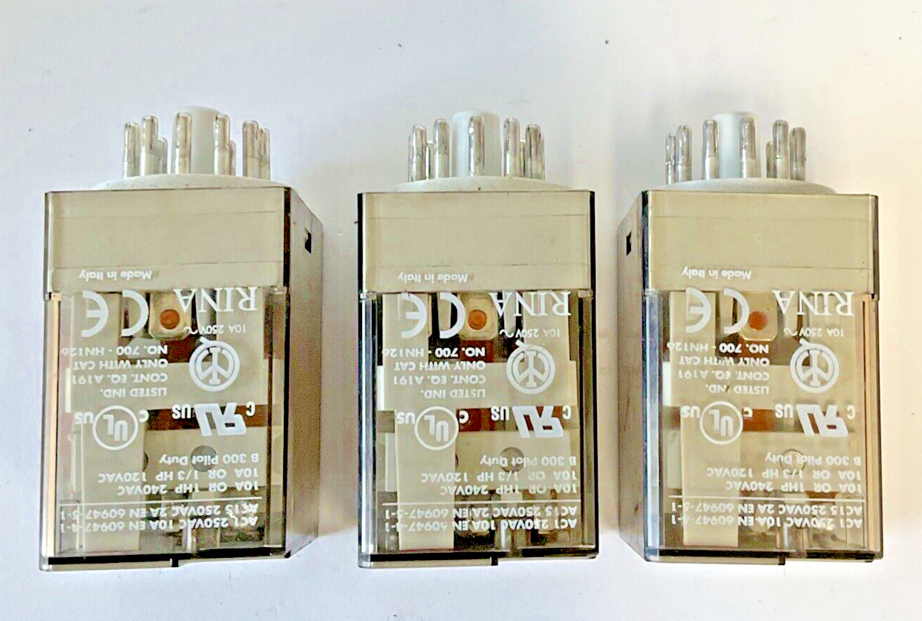 ALLEN BRADLEY 700-HA33A1 RELAY SER.D 120VAC 10A ***LOTOF3***