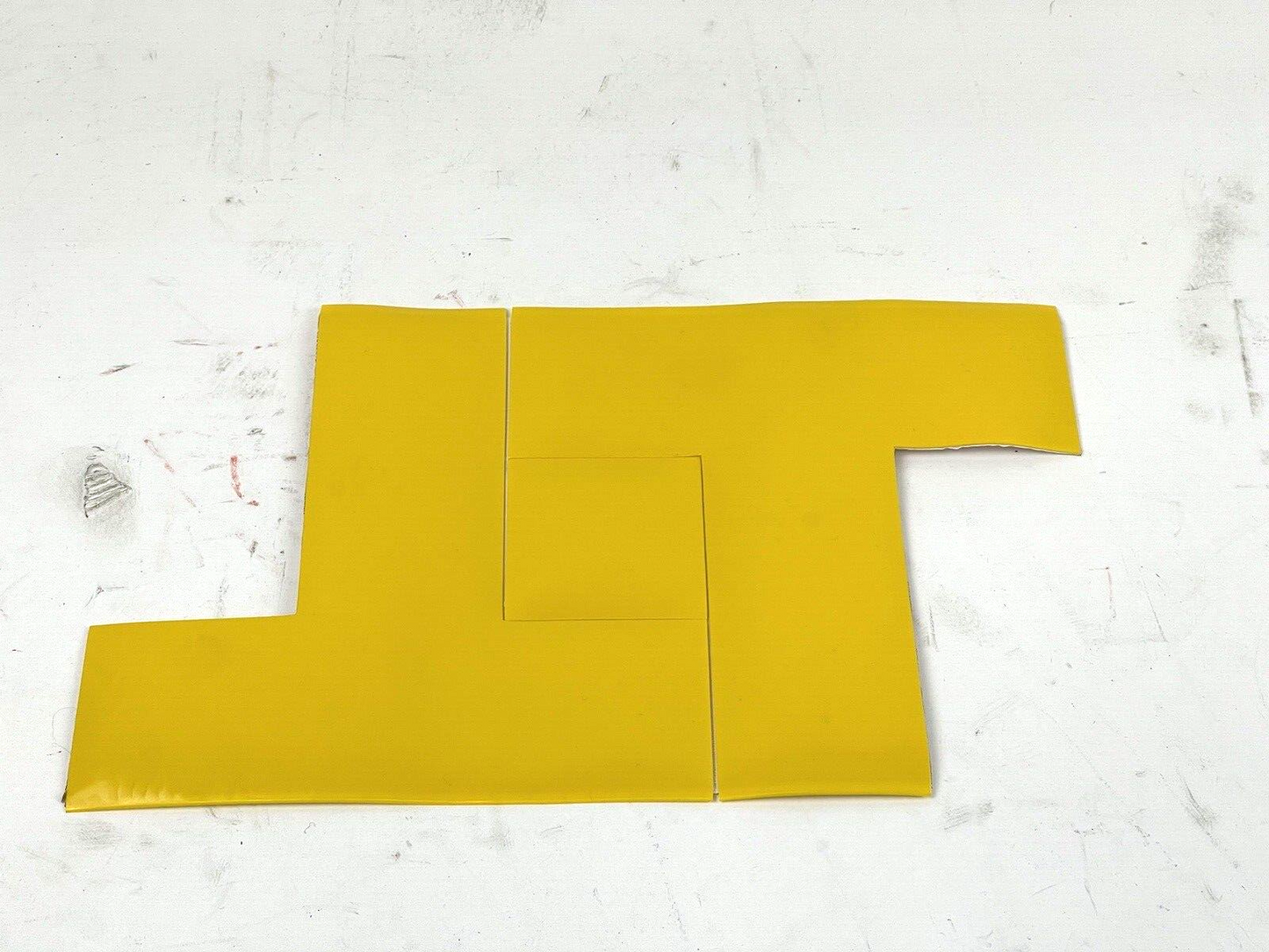 MIGHTY LINE TAPE - YELLOW T - BOX of 96 T'S - INDUSTRIAL TAPE - 6"X6"X2"