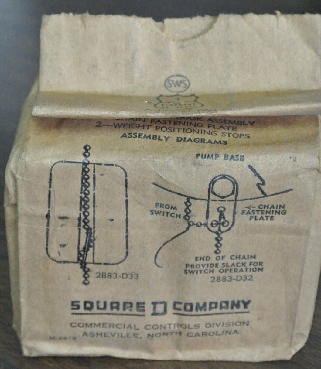 SQUARE D 9036 TYPE KG WEIGHT ACCESSORY for SUMPTROL - 2883-D33 -D32 NEW SURPLUS