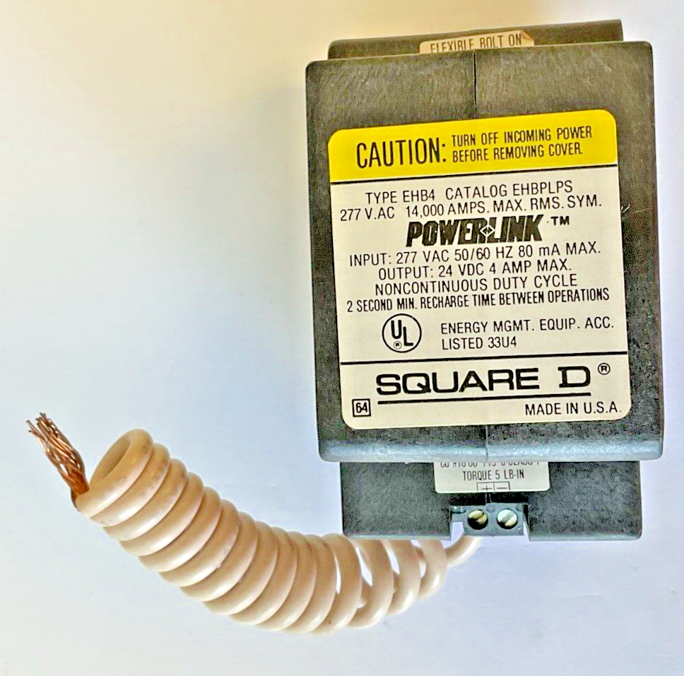 SQUARE D EHBPLPS CIRCUIT BREAKER 277VAC 50/60HZ 24VDC