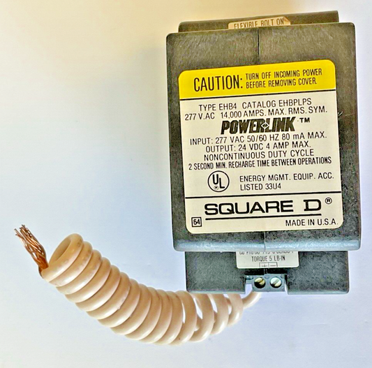 SQUARE D EHBPLPS CIRCUIT BREAKER 277VAC 50/60HZ 24VDC