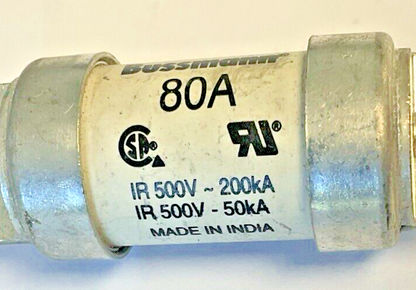 BUSSMANN FWH-80BA FUSE 500V 200KA 80A