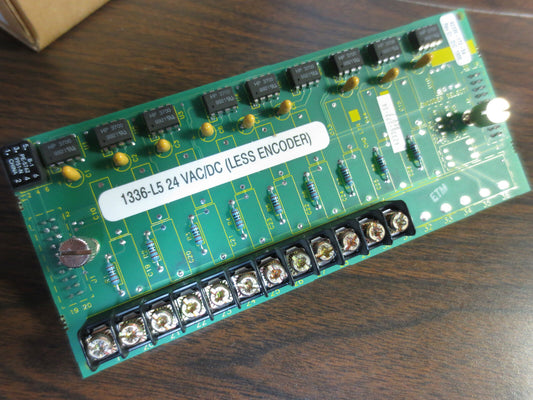 ALLEN-BRADLEY 1336-L5 CONTROL INTERFACE OPTION KIT / BOARD PCB ASSY LOG 24VAC/DC
