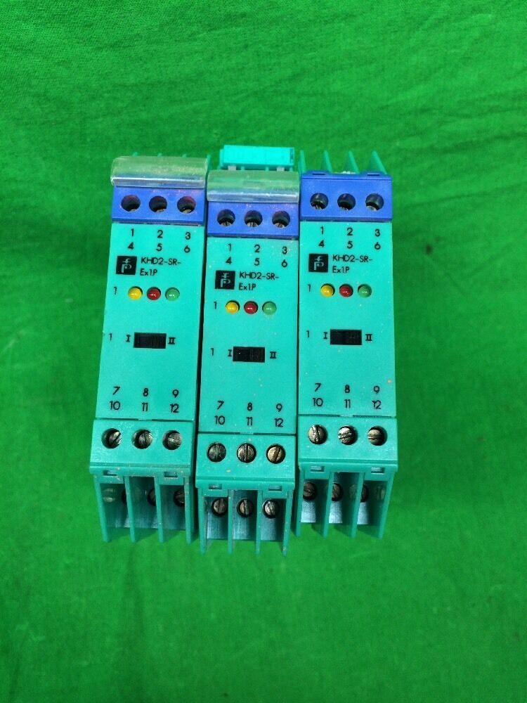 *LOT OF 3* PEPPERL & FUCHS KHD2-SR-EX1.P KHD2SREX1P RELAY