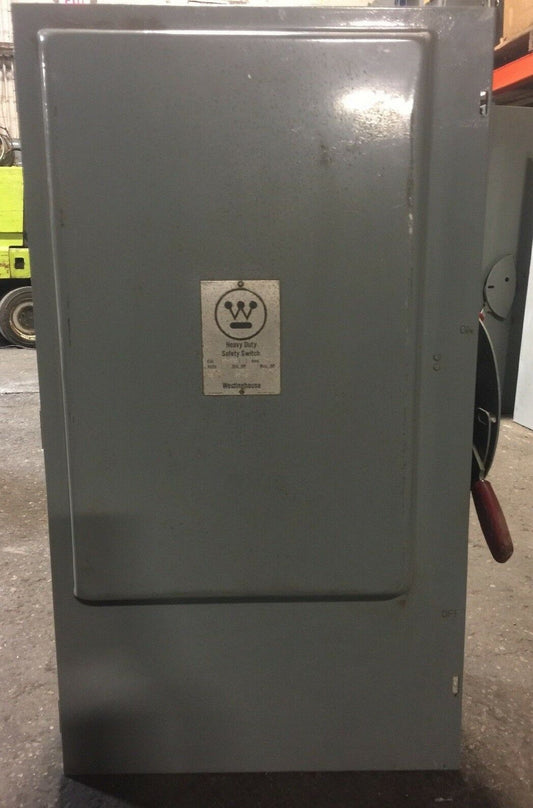 WESTINGHOUSE HF325 SAFETY SWITCH 400AMP 240VAC 250VDC 100HP