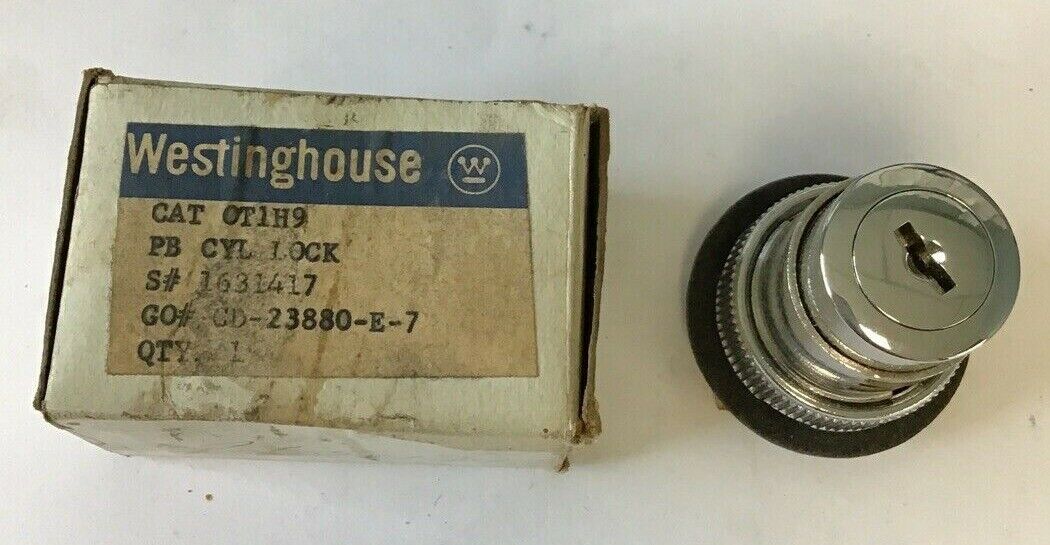 WESTINGHOUSE OT1H9 PUSHBUTTON CYLINDER LOCK 1631417 W/O KEY
