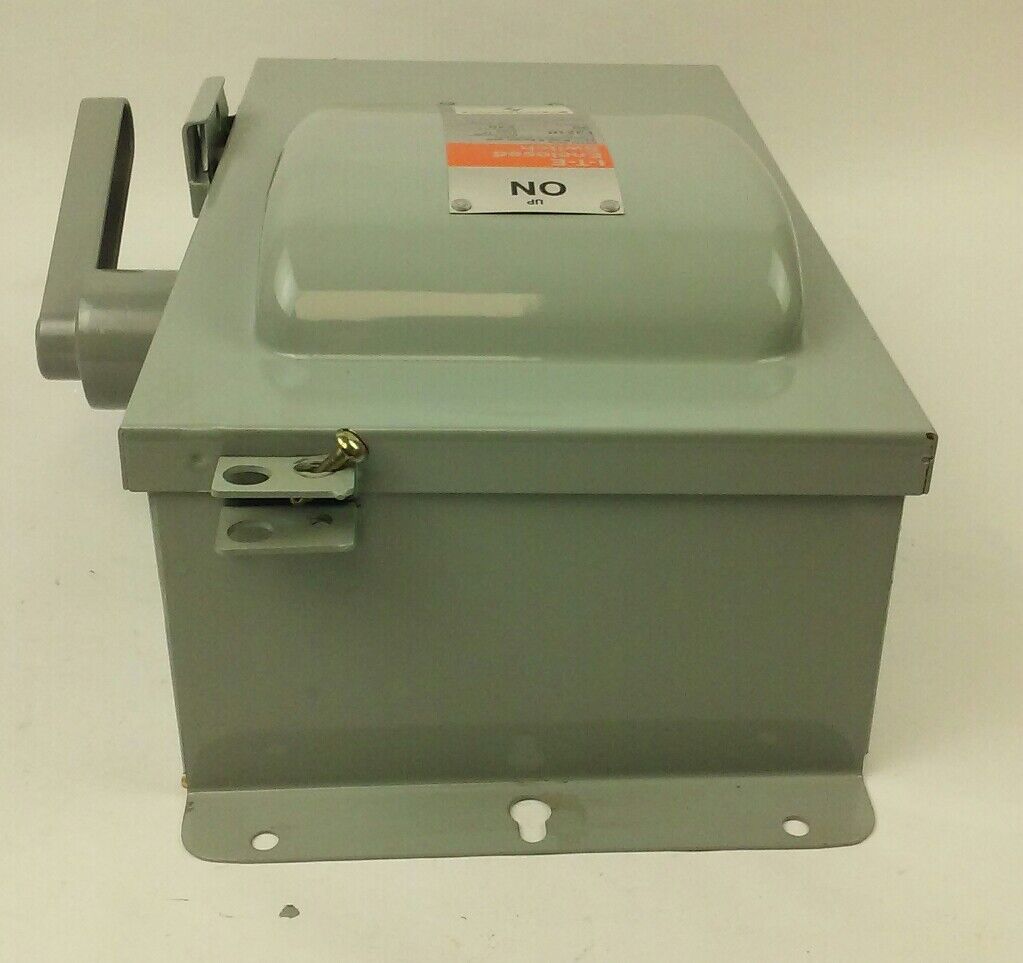 ITE F-321H SAFETY SWITCH TYPE 12 ENCLOSURE, 3P FUSIBLE, 30A, 240VAC/ 250DC, NIB