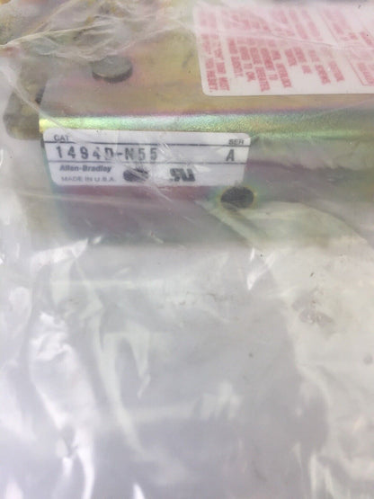 ALLEN BRADLEY 1494D-N55 CIRCUIT BREAKER SLIDE MECHANISM FLANGE MOUNTED