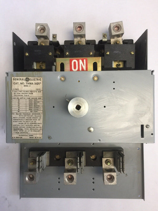 GE THMA35J5 DISCONNECT SWITCH 600A 600VAC 250V 3 POLE MODEL 2