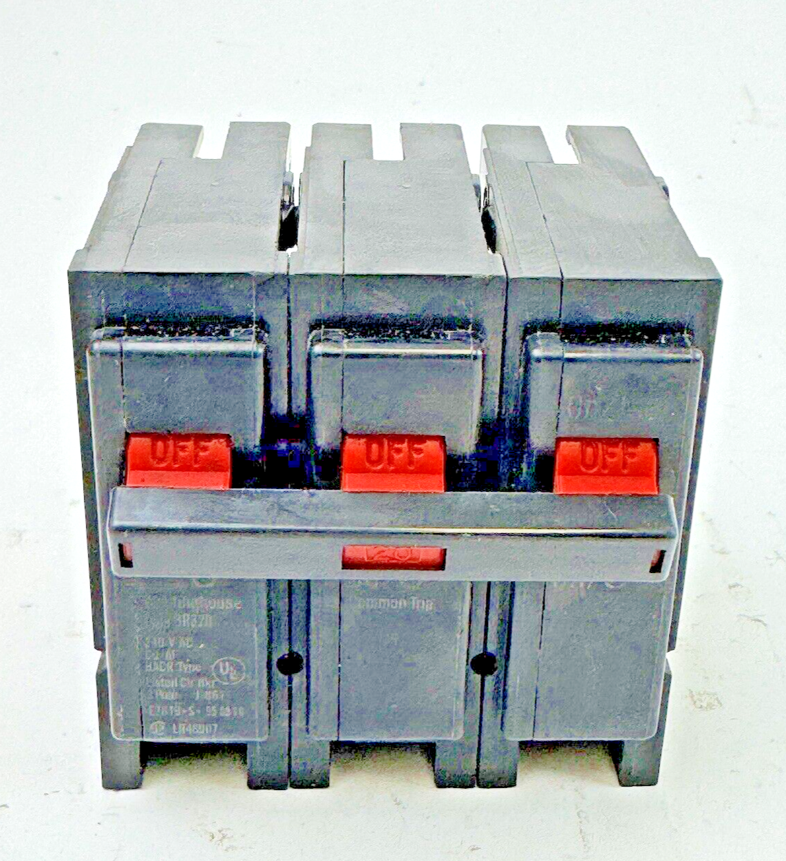 WESTINGHOUSE - BR320 - SNAP-IN CIRCUIT BREAKER - 3 POLE/20A/240 VAC