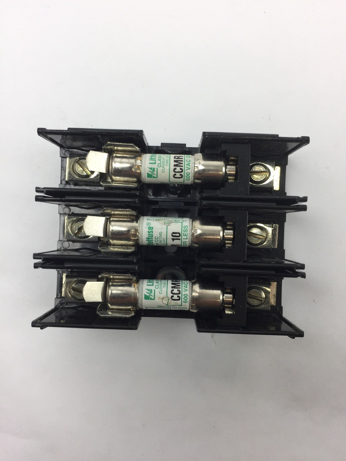 LITTELFUSE L60030C3C FUSE HOLDER WITH 3 CCMR 10 AMP FUSES