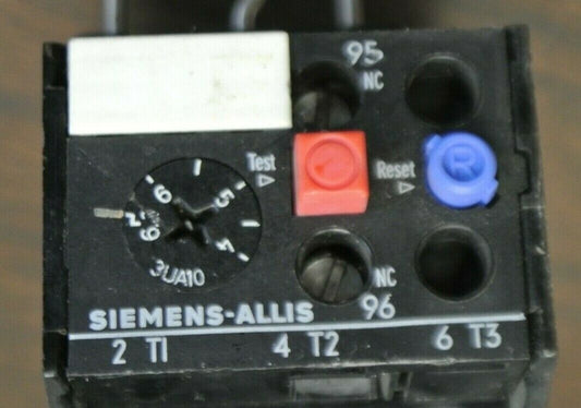 SIEMENS-ALLIS OLR0630CC0 OVERLOAD RELAY 4.0-6.3A