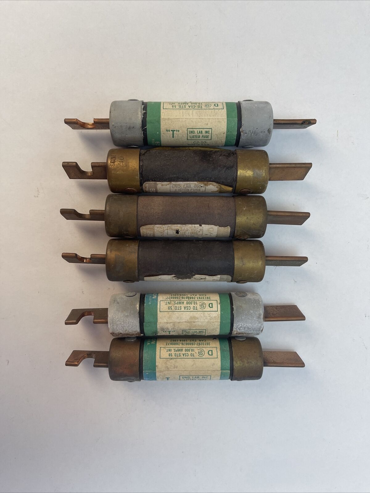 ECONOMY ECN90 DUAL ELEMENT TIME DELAY CLASS K9 FUSE 90AMP 250VAC (LOT OF 6)