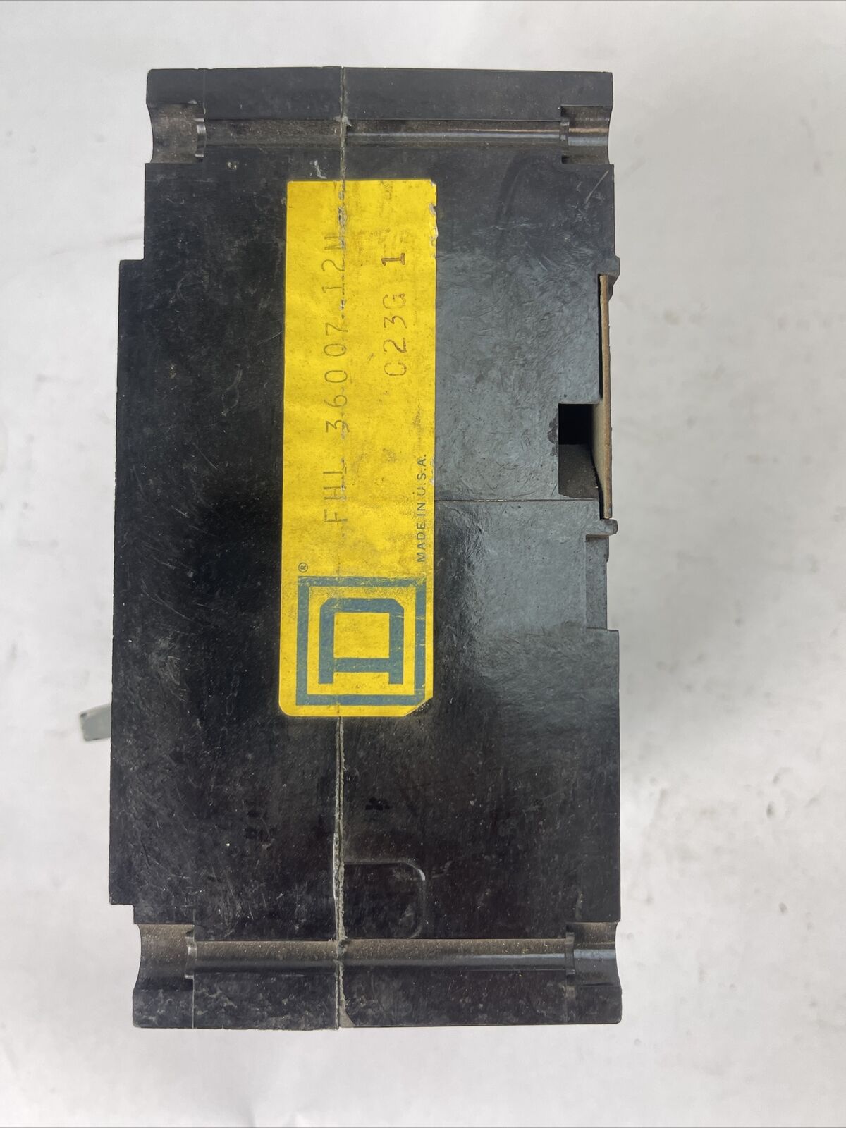 SQUARE D FHL3600712M CIRCUIT BREAKER 7AMP 600VAC 3POLE ADJ INST TRIP 18-58A