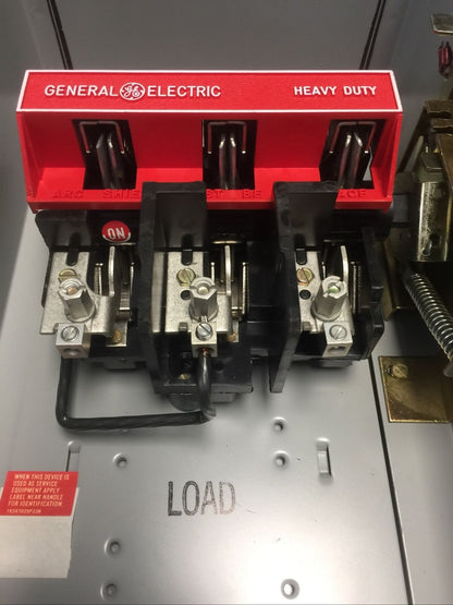 GE THN2261MDC MOD 7 NON FUSIBLE SAFETY SWITCH 30A 250/600VDC 3P 15HP TYPE 1,12