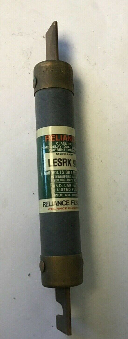 RELIANCE LESRK 90 600V FUSE CLASS RK1 TIME DELAY DUAL ELEMENT***LOTOF6***