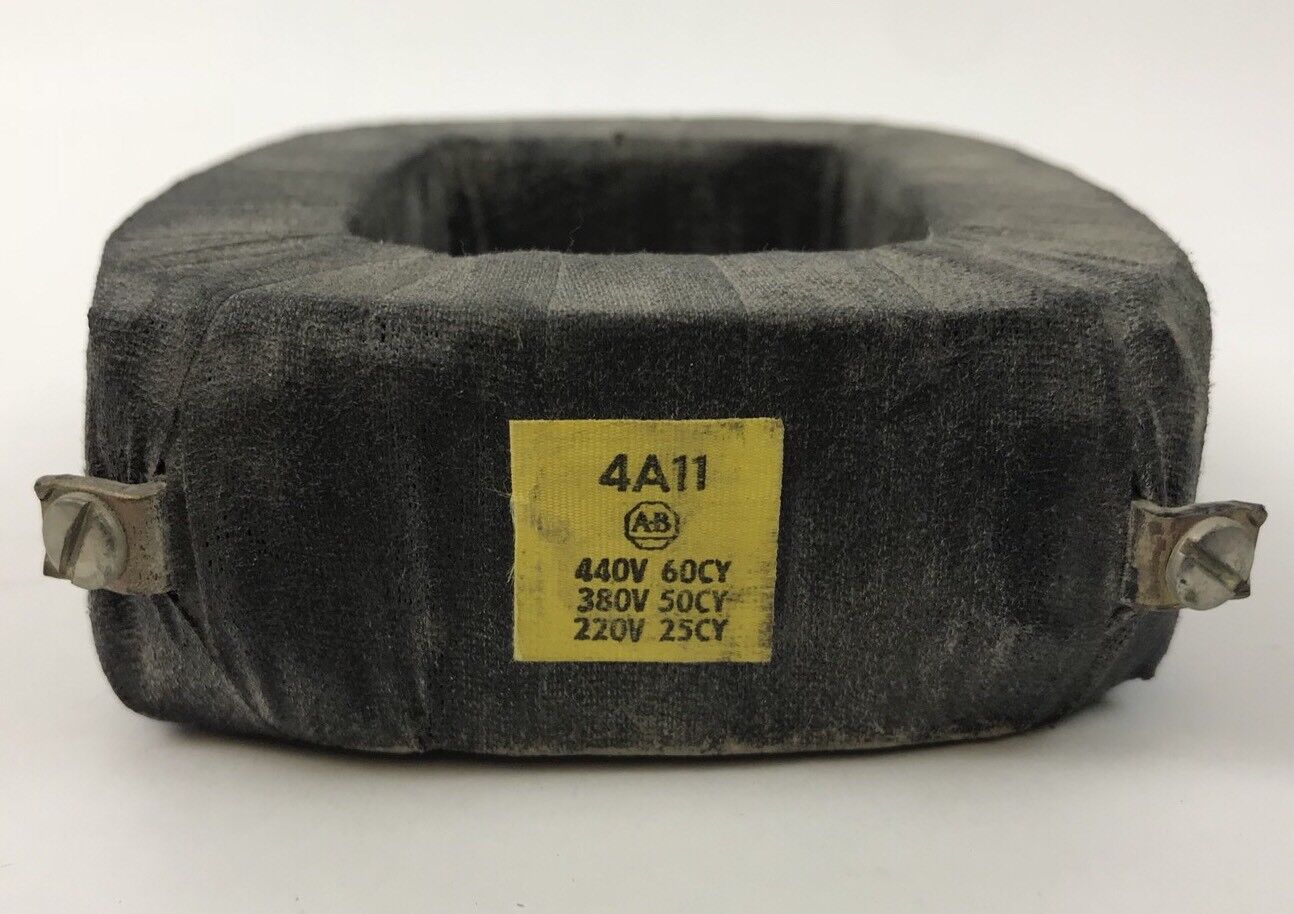 ALLEN BRADLEY 4A-11, 4A11, COIL, 480V@60HZ, 380V@50HZ, 220V@25HZ, USED