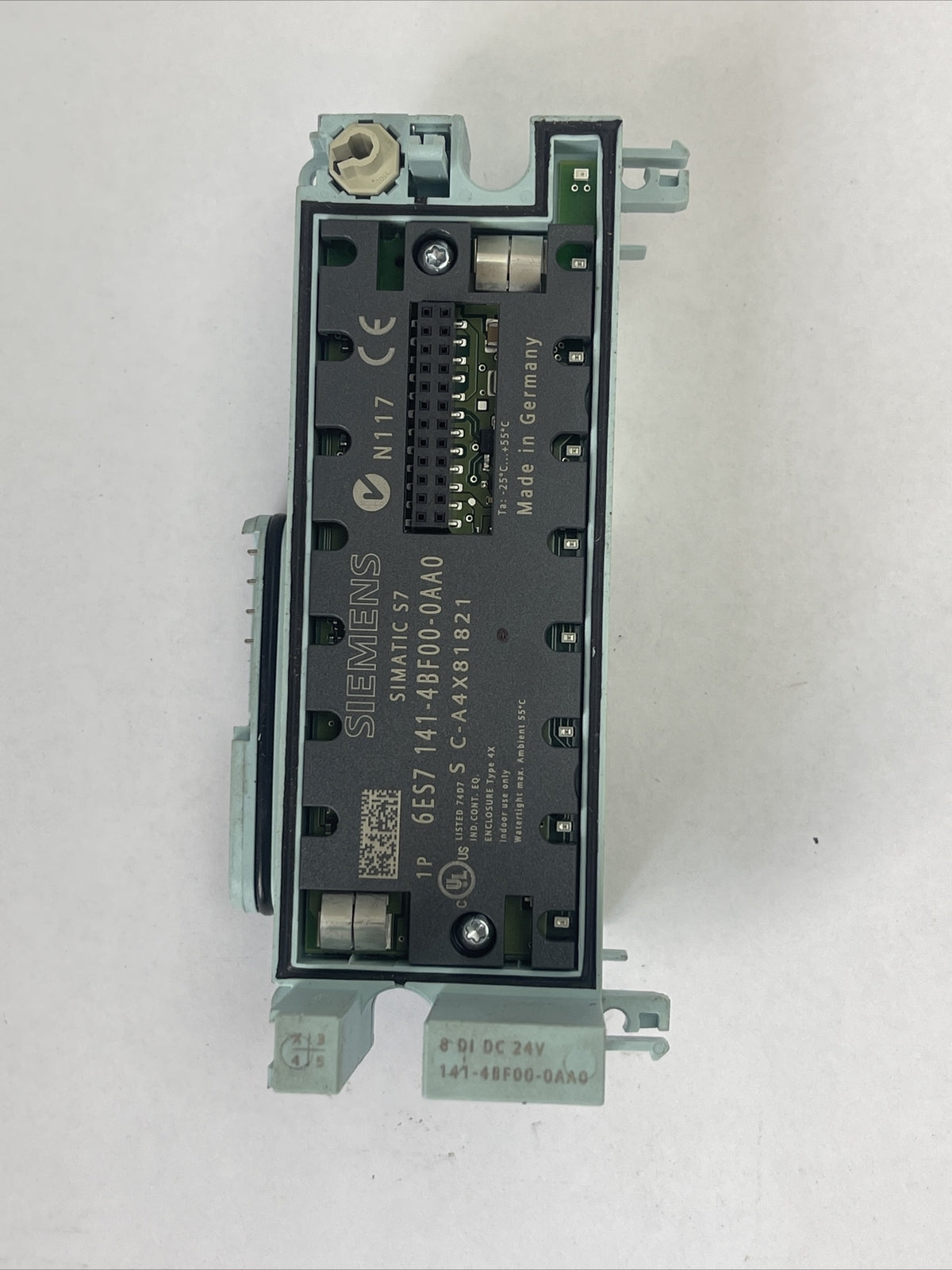 SIEMENS SIMATIC S7 1P 6ES7 141-4BF00-0AA0 DP ELECTRONIC MODULE 24VDC