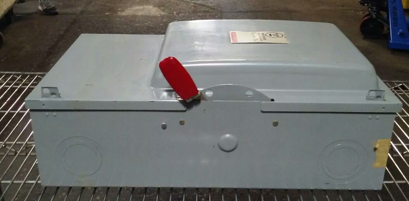 WESTINGHOUSE, GFN323N, SAFETY SWITCH, 240V, 100A, 2P, 2 FUSES, INDOOR, NEW