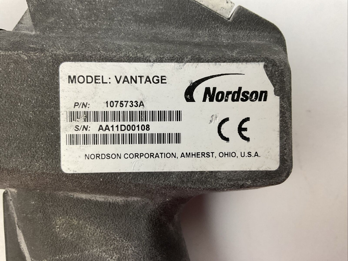 NORDSON MODEL VANTAGE POWDER GUN P/N 1075733A