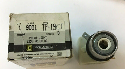 SQUARE D 9001 TP19 PILOT LIGHT 120V SER.B