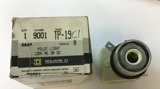 SQUARE D 9001 TP19 PILOT LIGHT 120V SER.B