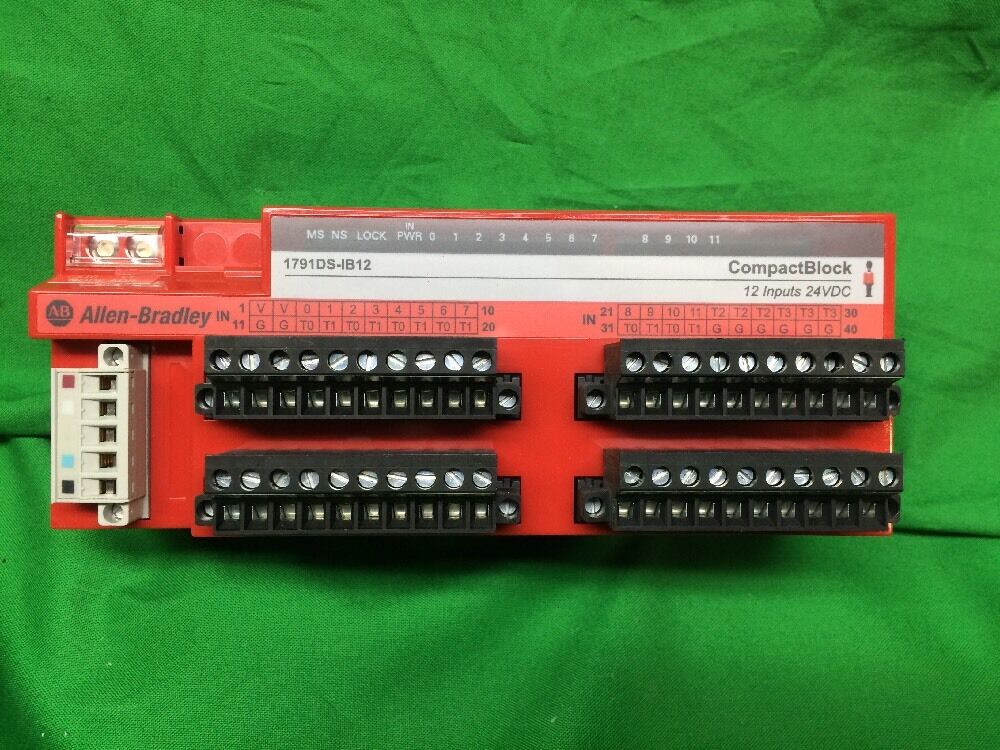ALLEN BRADLEY 1791DS-IB12 SERIES A COMPACT BLOCK INPUT MODULE 12 INPUT