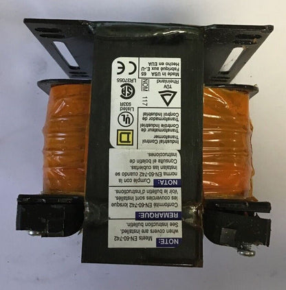 SQUARE D 9070T150D13 INDUSTRIAL CONTROL TRANSFORMER 120VAC 50/60HZ .150KVA
