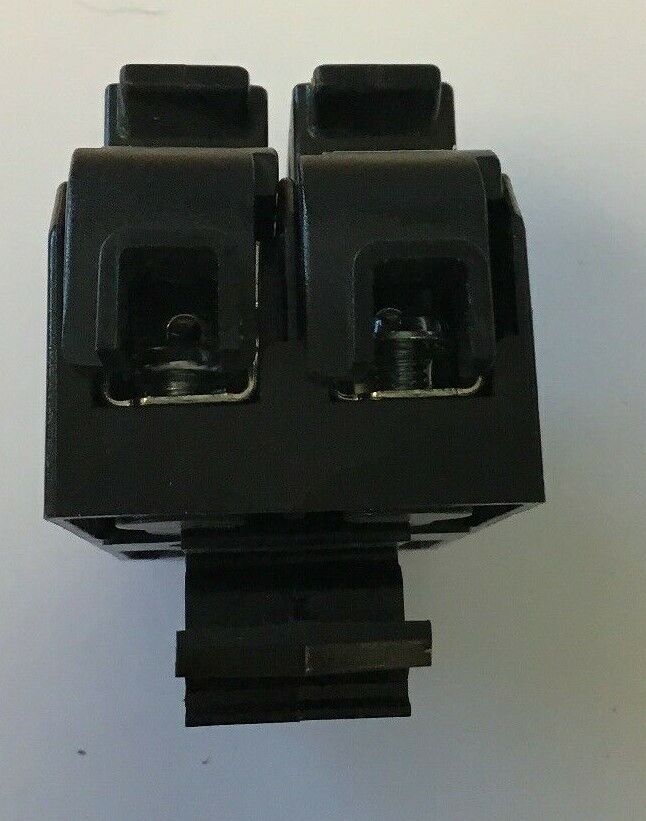 BUSS BC6302SQ 30A 600V FUSE HOLDER W/FERRAZ SHAWMUT DFC-7I FUSE COVERS(2)