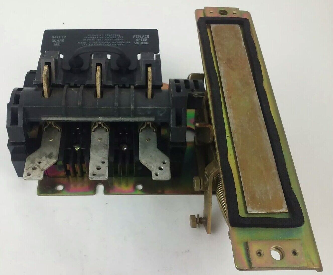 ALLEN BRADLEY 1494M-NF60 SER. A, FUSIBLE DISCONNECT SWITCH, 3P, 60A, 600V-250DC