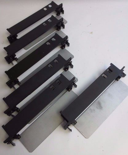 GE FANUC 44C715527-001 MODULE CASING - LOT of 7 (1 w/COVER/DOOR, 6 w/OUT)