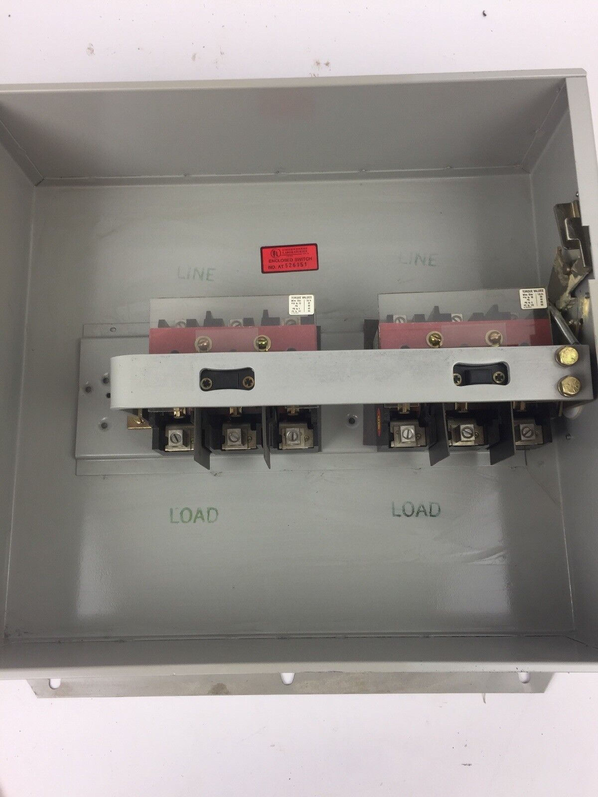 WESTINGHOUSE SDSN6030 DISCONNECT SWITCH 600 VAC 250 VDC 60 AMP 6 POLES