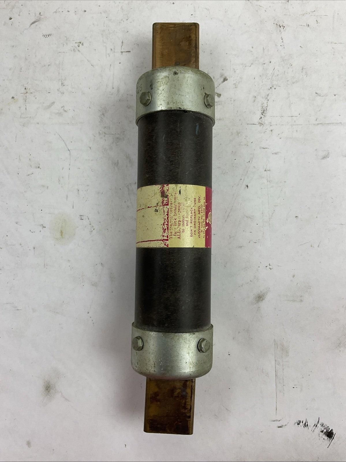 FUSETRON FRS125 DUAL-ELEMENT TIME DELAY FUSE 600VAC 125AMP