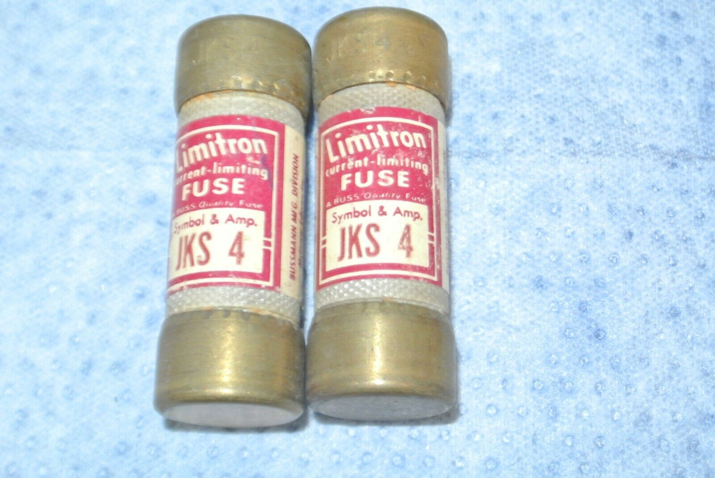 LOT of 23 / BUSSMANN JKS3, JKS4, JKS10, JKS12, JKS15, JKS20 QUICK-ACTING FUSES