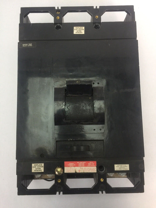 SQUARE D MHF266001028 CIRCUIT BREAKER 600VAC 2POLE 600AMPS