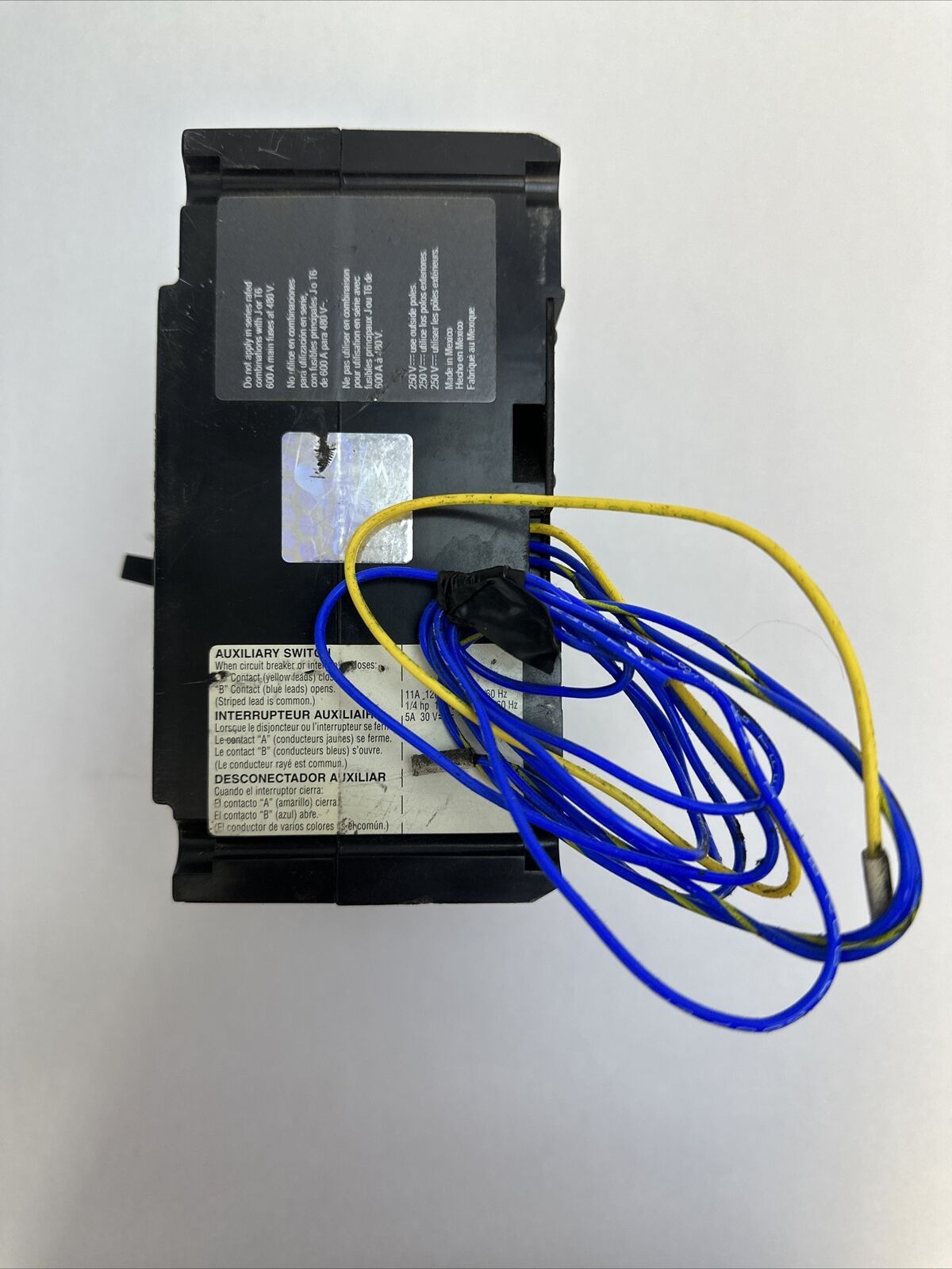 SQUARE D FAL340601212 CIRCUIT BREAKER 480VAC 250VDC 60A 3P