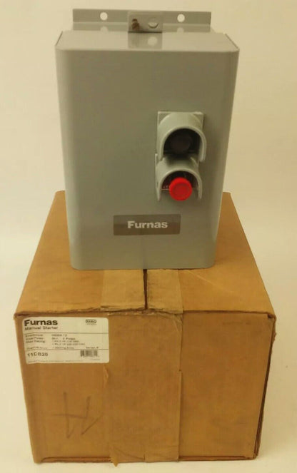 FURNAS 11DB20 MANUAL STARTER M-1 2POLES, 1PH 2HP 115V, 1PH 3HP 200-230V, NEMA 12